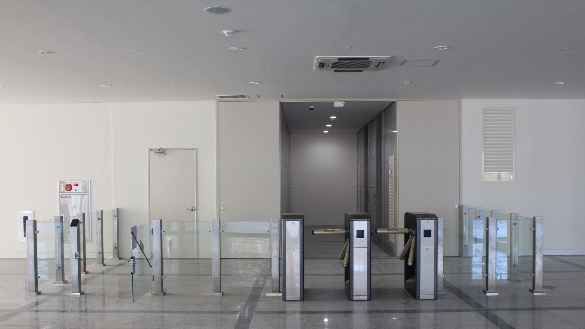 안양대학교 턴스타일 게이트 설치