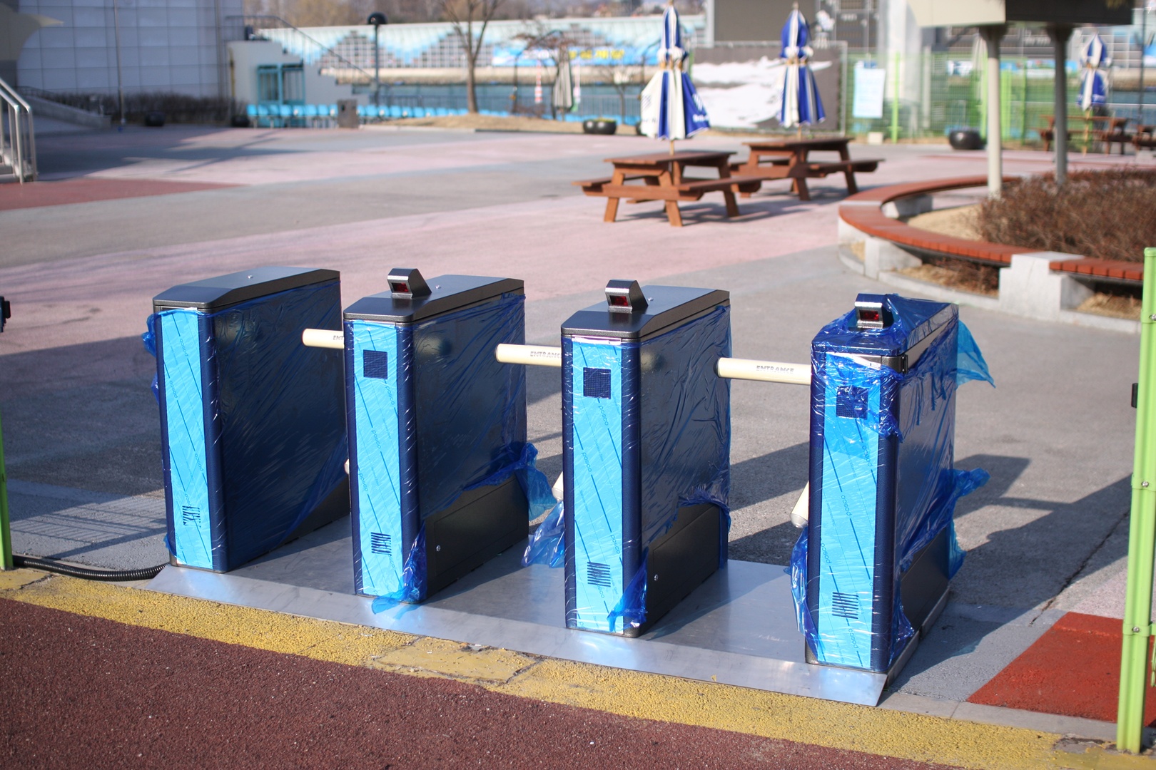 하남 조정경기장 턴스타일 게이트 설치