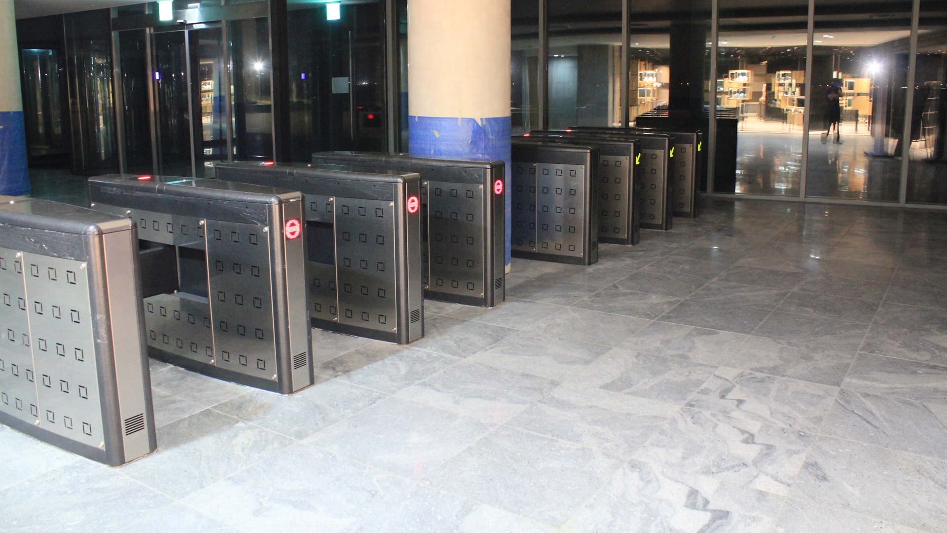 제주해양박물관 플랩게이트 설치