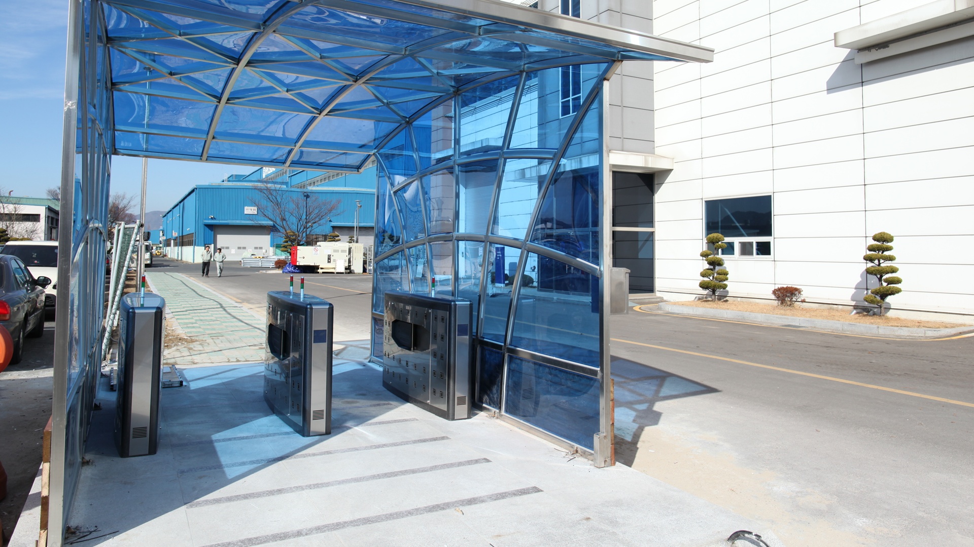 효성창원 플랩게이트 설치