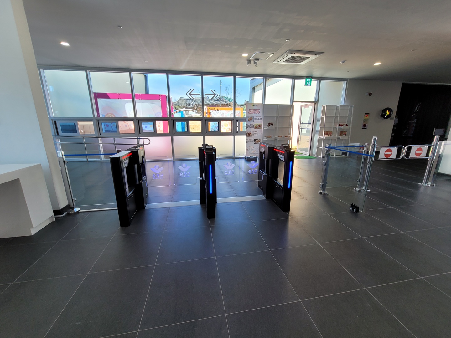 순창푸드박물관 플랩게이트 설치